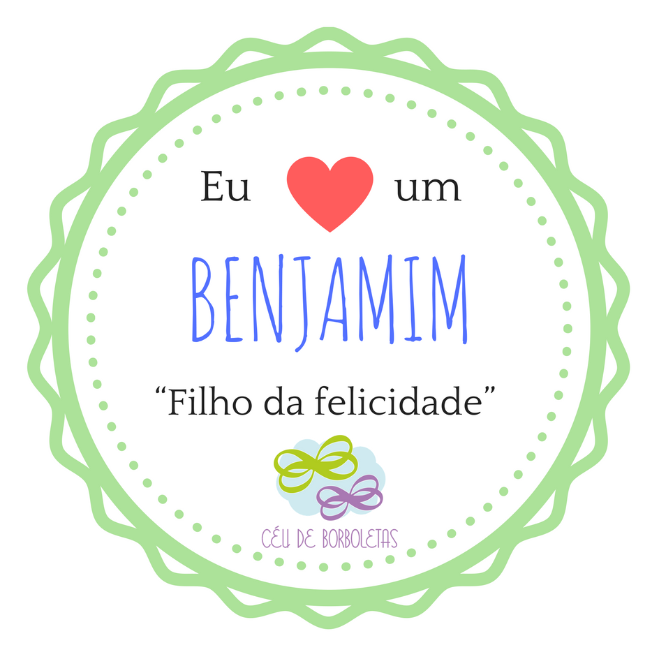 BENJAMIM / BENJAMIN - SIGNIFICADO E ORIGEM DO NOME [SHORTS] 