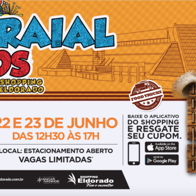 Shopping Eldorado promove 2º Arraial Kids com danças e músicas juninas