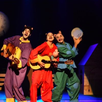 “Os Três Porquinhos” reestreia no Teatro Folha, no Shopping Pátio Higienópolis