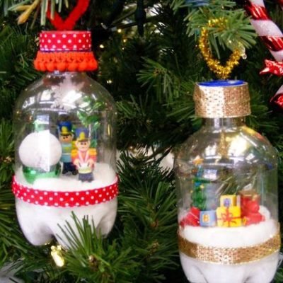 Enfeites de Natal reciclado para você fazer em casa