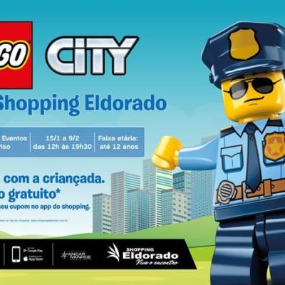 Shopping Eldorado recebe em janeiro tema inédito da LEGO® City